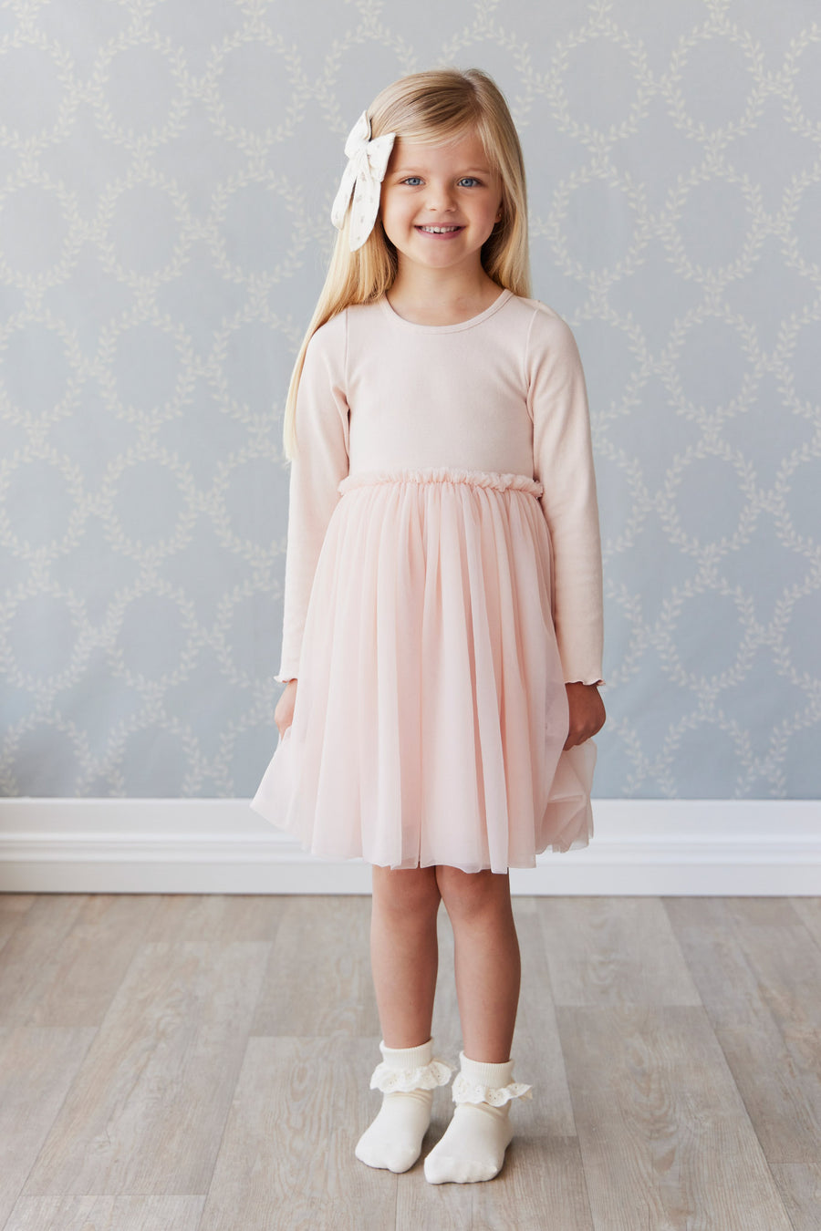 Anna Tulle Dress - Boto Pink Childrens Dress from Jamie Kay NZ