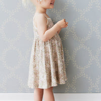 Organic Cotton Samantha Dress - April Eggnog Childrens Dress from Jamie Kay NZ