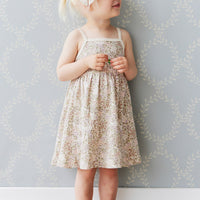 Organic Cotton Samantha Dress - April Eggnog Childrens Dress from Jamie Kay NZ