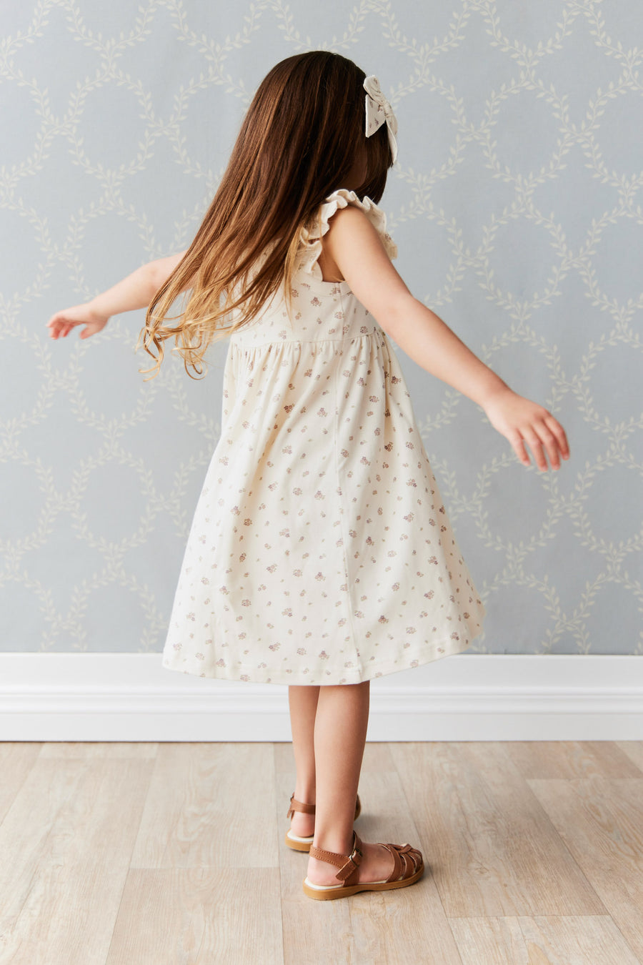 Organic Cotton Sienna Dress - Irina Tofu Childrens Dress from Jamie Kay NZ