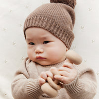 Ethan Hat - Sepia Marle Childrens Hat from Jamie Kay NZ