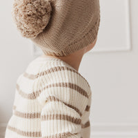 Ethan Hat - Cashew Marle Childrens Hat from Jamie Kay NZ