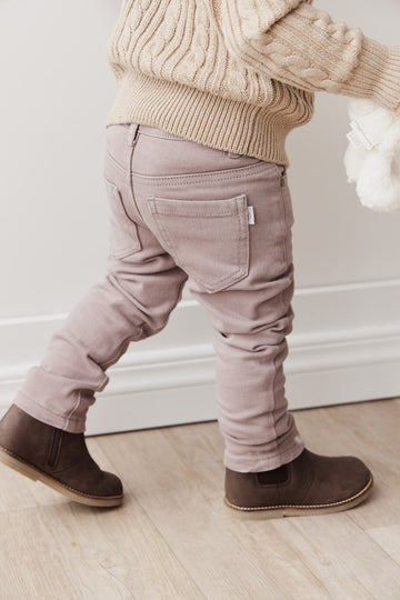 Austin Woven Pant - Cobblestone Childrens Pant from Jamie Kay NZ