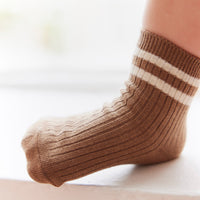 Brayden Sock - Sepia Childrens Sock from Jamie Kay NZ