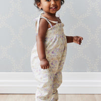 Organic Cotton Summer Playsuit - Mayflower Childrens Playsuit from Jamie Kay NZ