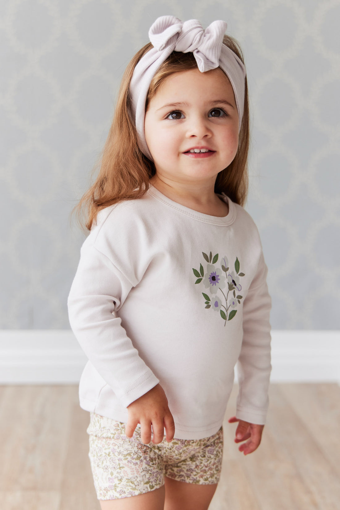 Pima Cotton Marley Long Sleeve Top - Luna Childrens Top from Jamie Kay NZ