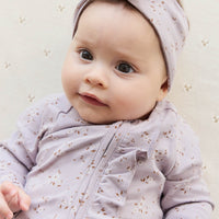 Organic Cotton Melanie Onepiece - Lulu Bloom Iris Childrens Onepiece from Jamie Kay NZ