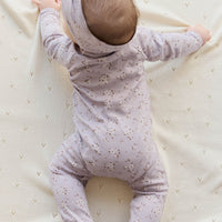 Organic Cotton Melanie Onepiece - Lulu Bloom Iris Childrens Onepiece from Jamie Kay NZ