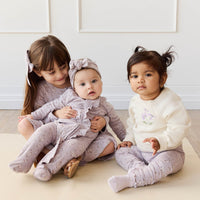 Organic Cotton Melanie Onepiece - Lulu Bloom Iris Childrens Onepiece from Jamie Kay NZ