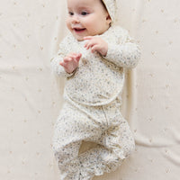 Organic Cotton Melanie Onepiece - Dainty Egret Blues Childrens Onepiece from Jamie Kay NZ