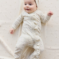 Organic Cotton Melanie Onepiece - Dainty Egret Blues Childrens Onepiece from Jamie Kay NZ