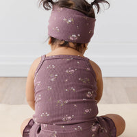 Organic Cotton Modal Headband - Petite Fleur Childrens Headband from Jamie Kay NZ