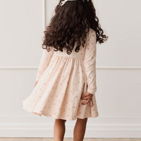 Organic Cotton Tallulah Dress - Meredith Morganite Childrens Dress from Jamie Kay NZ