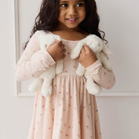 Organic Cotton Tallulah Dress - Meredith Morganite Childrens Dress from Jamie Kay NZ