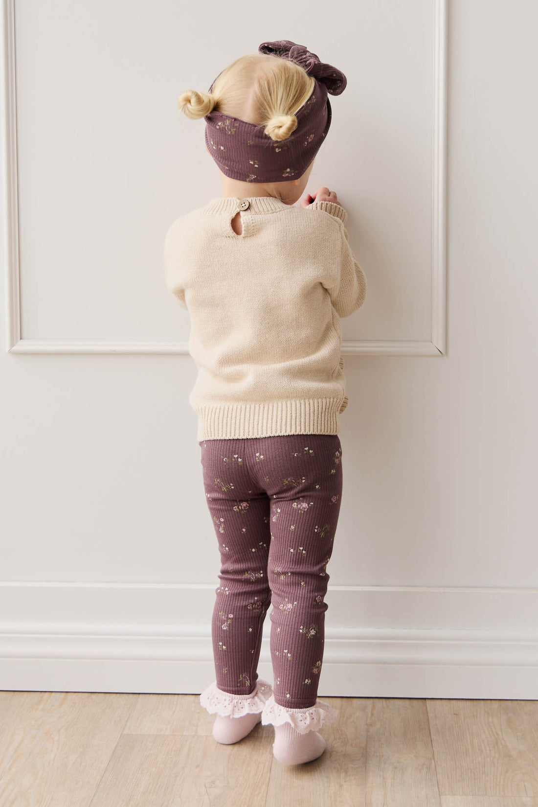 Organic Cotton Modal Everyday Legging - Petite Fleur Childrens Legging from Jamie Kay NZ