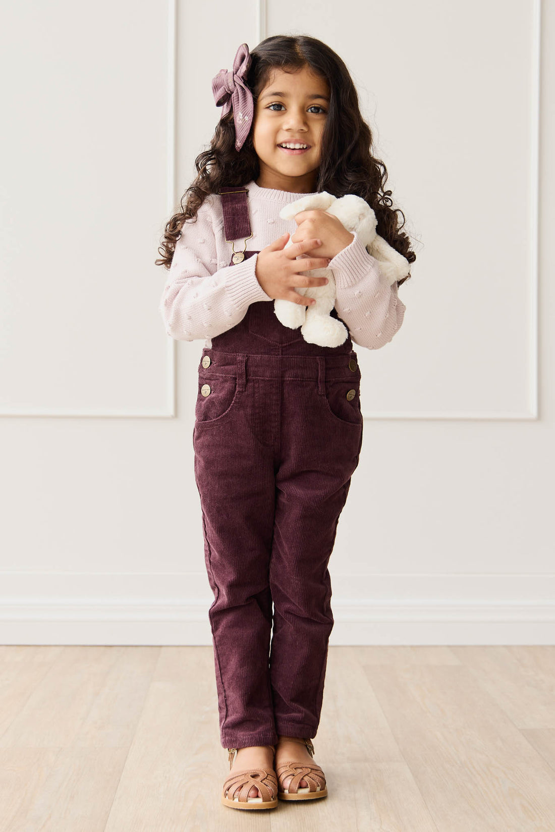 Jordie Cord Overall - Blackberry Childrens Overall from Jamie Kay NZ