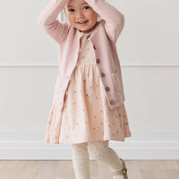 Organic Cotton Tallulah Dress - Meredith Morganite Childrens Dress from Jamie Kay NZ