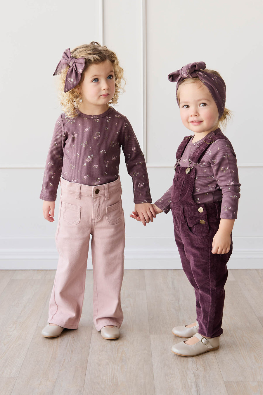 Jordie Cord Overall - Blackberry Childrens Overall from Jamie Kay NZ