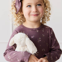 Organic Cotton Modal Long Sleeve Top - Petite Fleur Childrens Top from Jamie Kay NZ