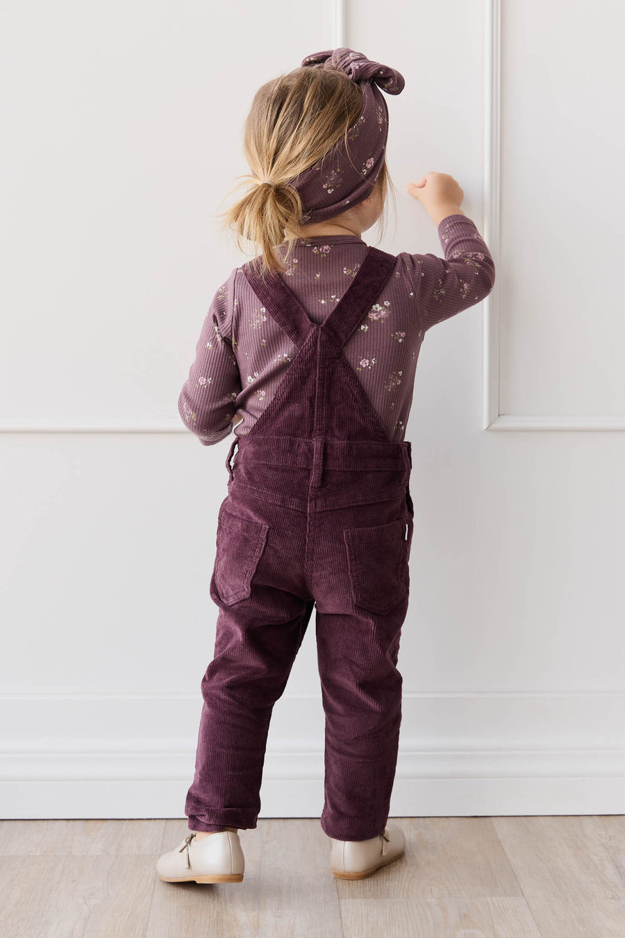 Jordie Cord Overall - Blackberry Childrens Overall from Jamie Kay NZ