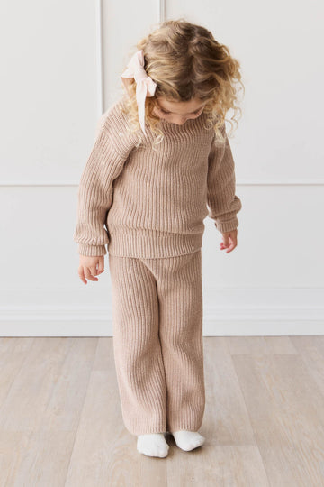 Morgan Knitted Pant - Wren Marle Childrens Pant from Jamie Kay NZ