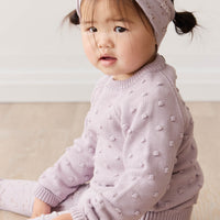 Organic Cotton Headband - Lulu Bloom Iris Childrens Headband from Jamie Kay NZ