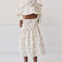 Organic Cotton Elodie Dress - Selena Blush Childrens Dress from Jamie Kay NZ