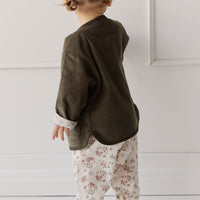 Esther Corduroy Jacket - Khaki/Selena Blush Childrens Jacket from Jamie Kay NZ