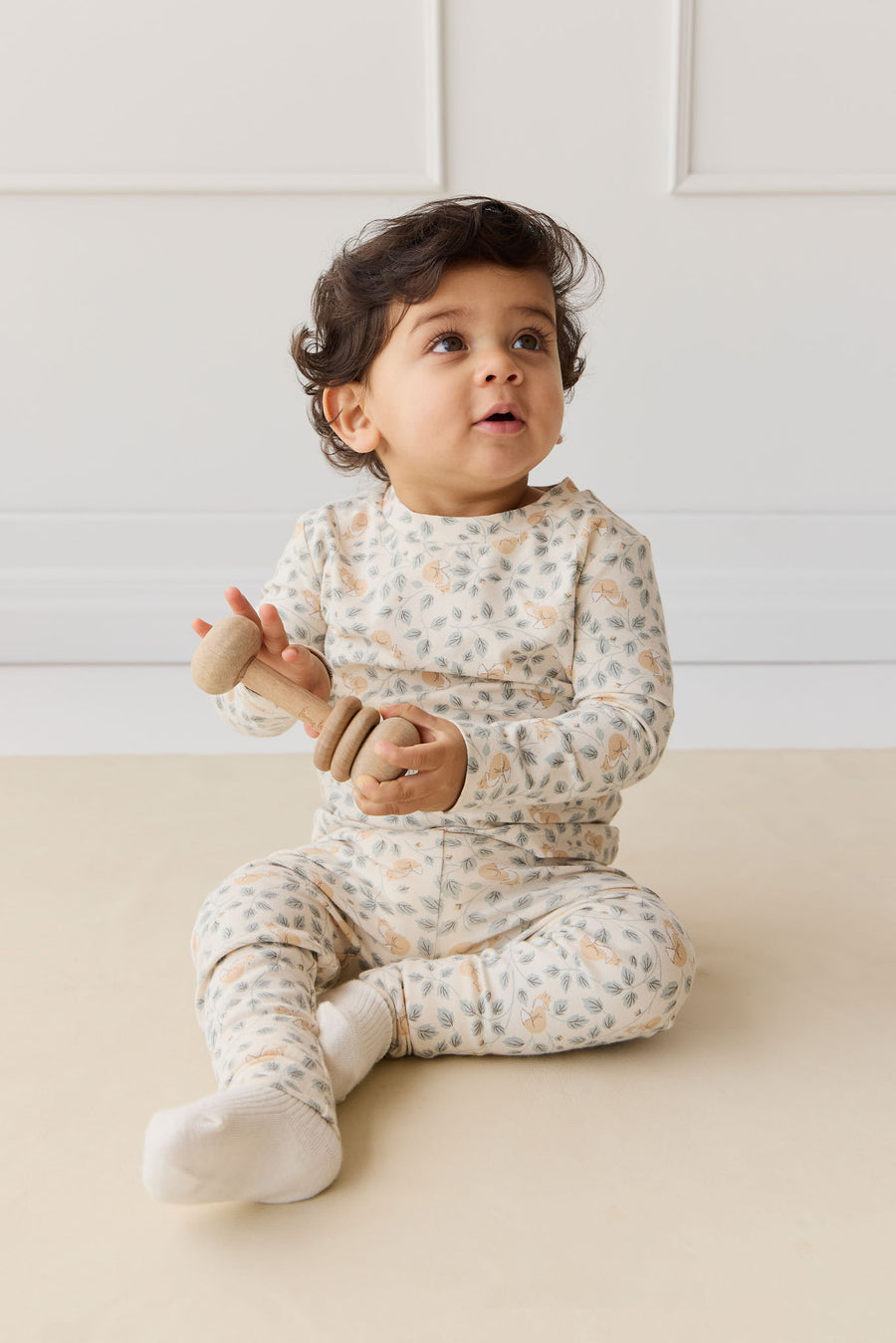 Organic Cotton Avis Long Sleeve Pyjama Set - Freddie Fox Childrens Pyjama from Jamie Kay NZ