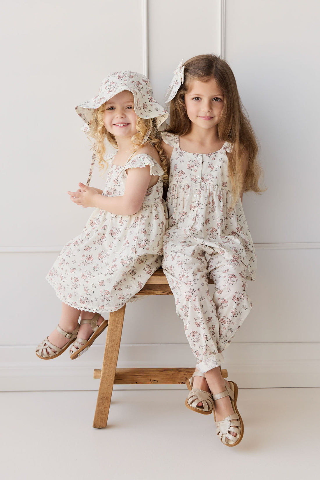 Organic Cotton Elodie Dress - Selena Blush Childrens Dress from Jamie Kay NZ