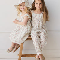 Organic Cotton Elodie Dress - Selena Blush Childrens Dress from Jamie Kay NZ