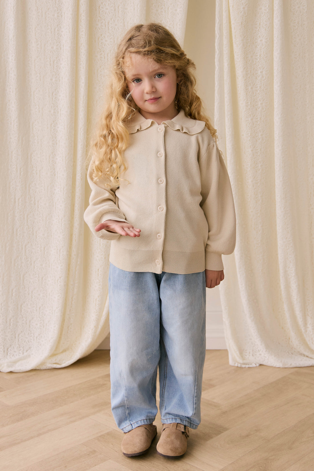 Sierra Pant - Antique Denim Childrens Pant from Jamie Kay NZ