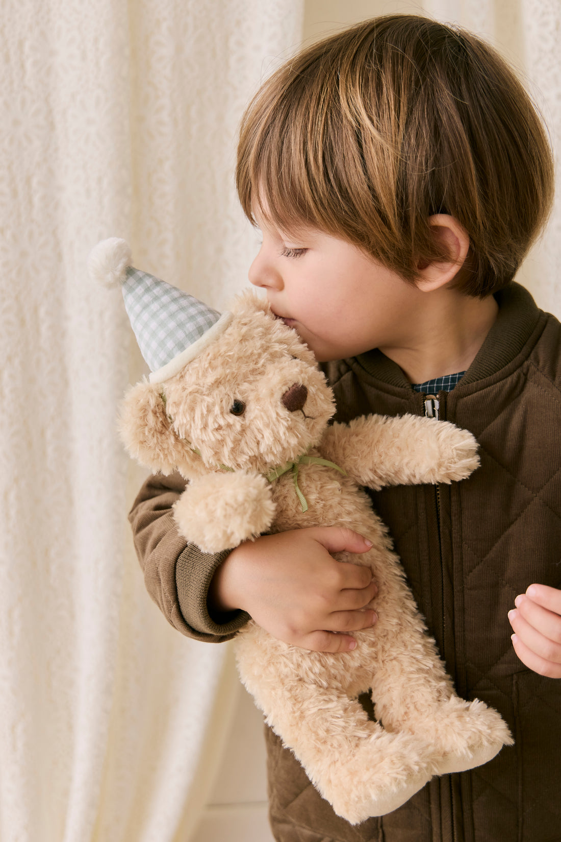 Snuggle Bunnies - Birthday Arthur - Gingham Childrens Toys from Jamie Kay NZ