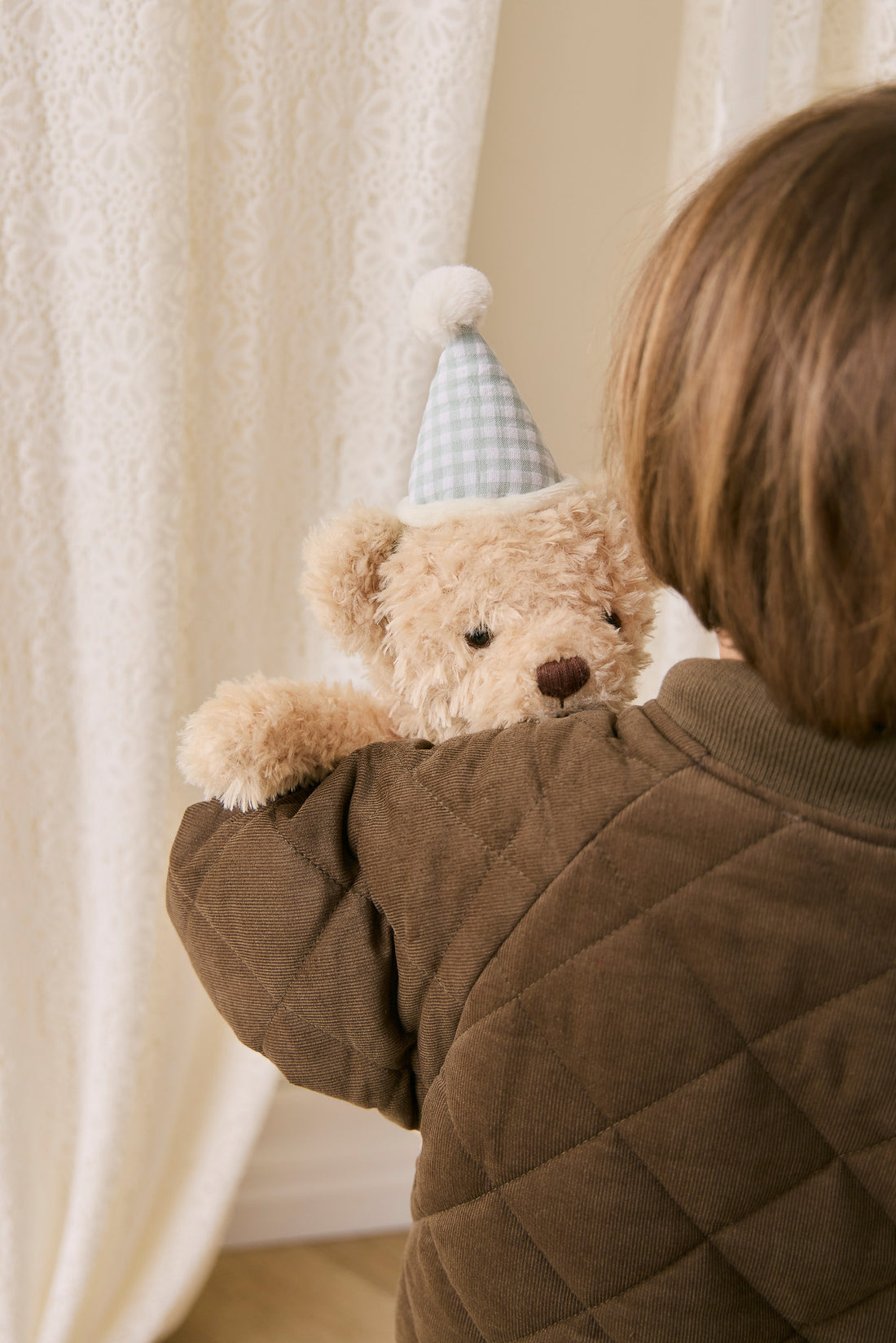 Snuggle Bunnies - Birthday Arthur - Gingham Childrens Toys from Jamie Kay NZ