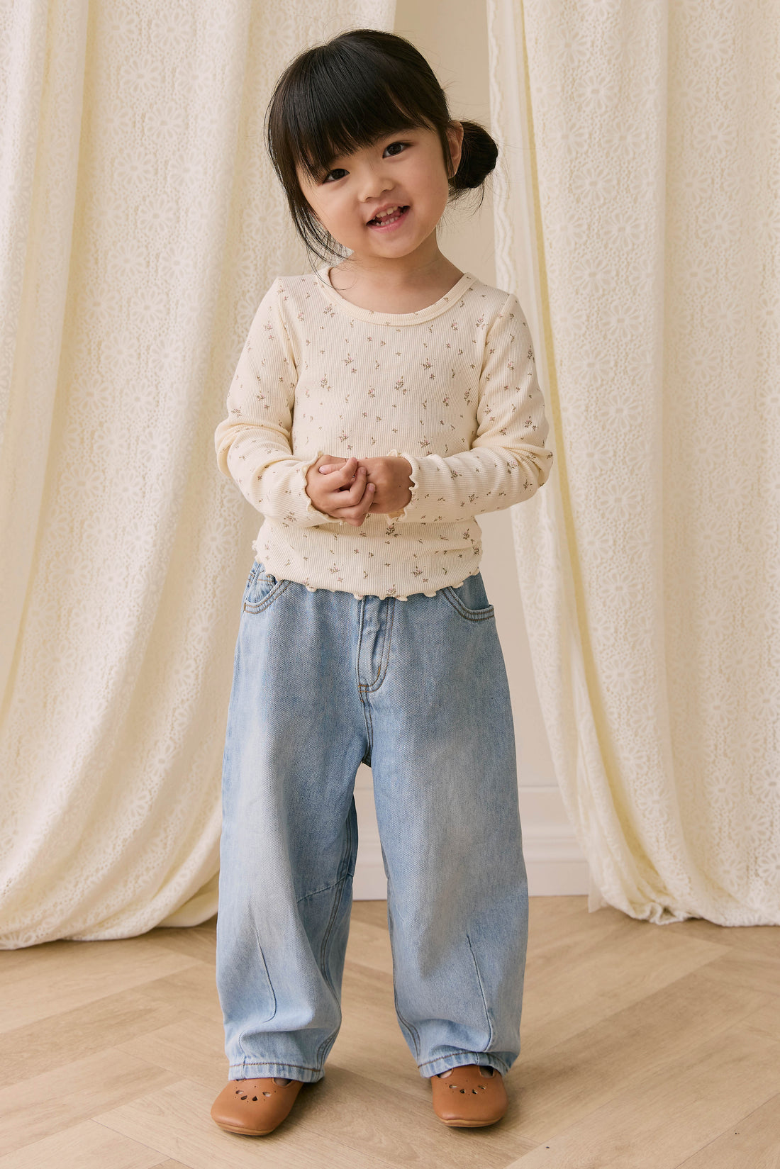 Sierra Pant - Antique Denim Childrens Pant from Jamie Kay NZ