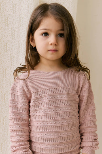 Myla Top - Shell Pink Childrens Top from Jamie Kay NZ