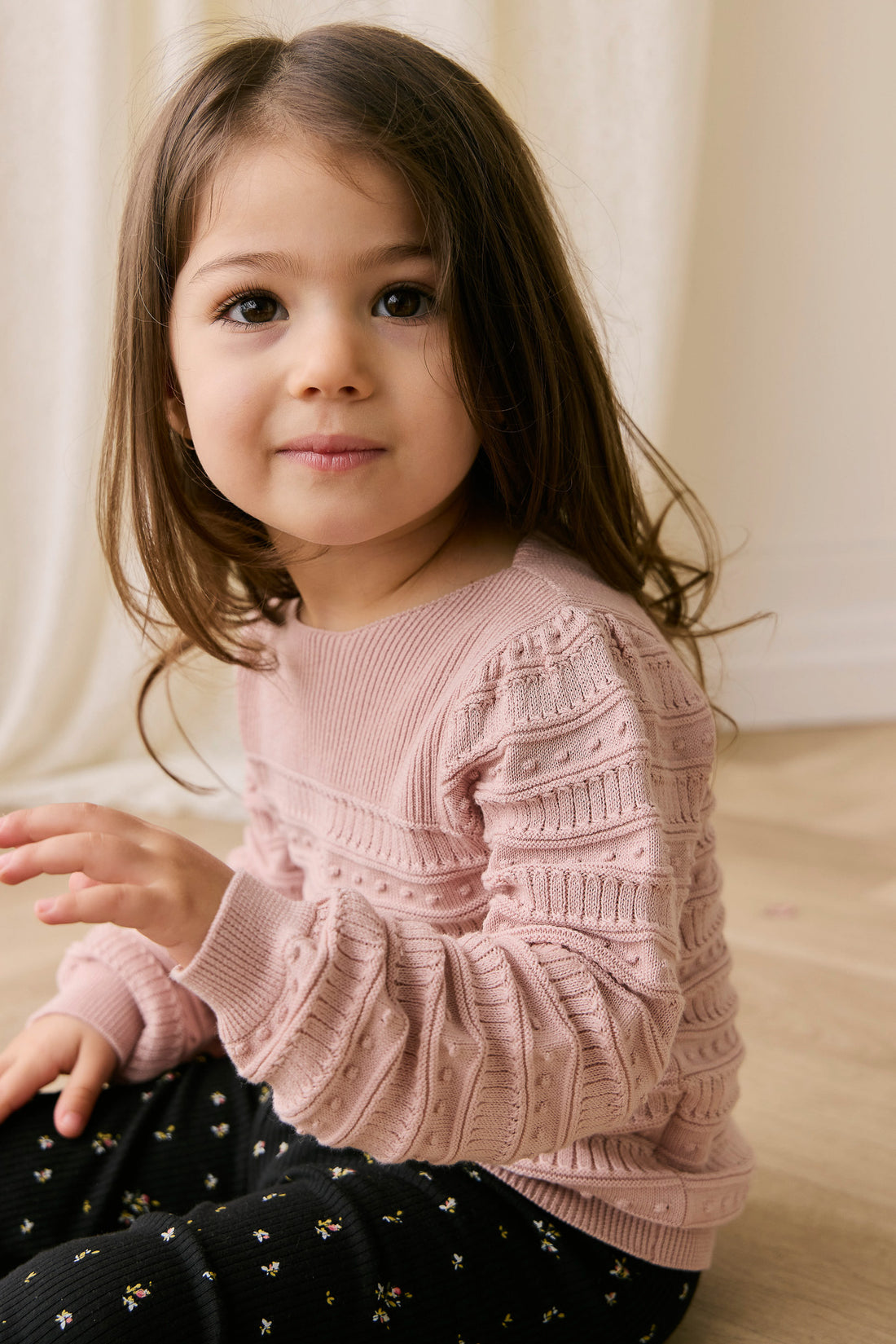 Myla Top - Shell Pink Childrens Top from Jamie Kay NZ