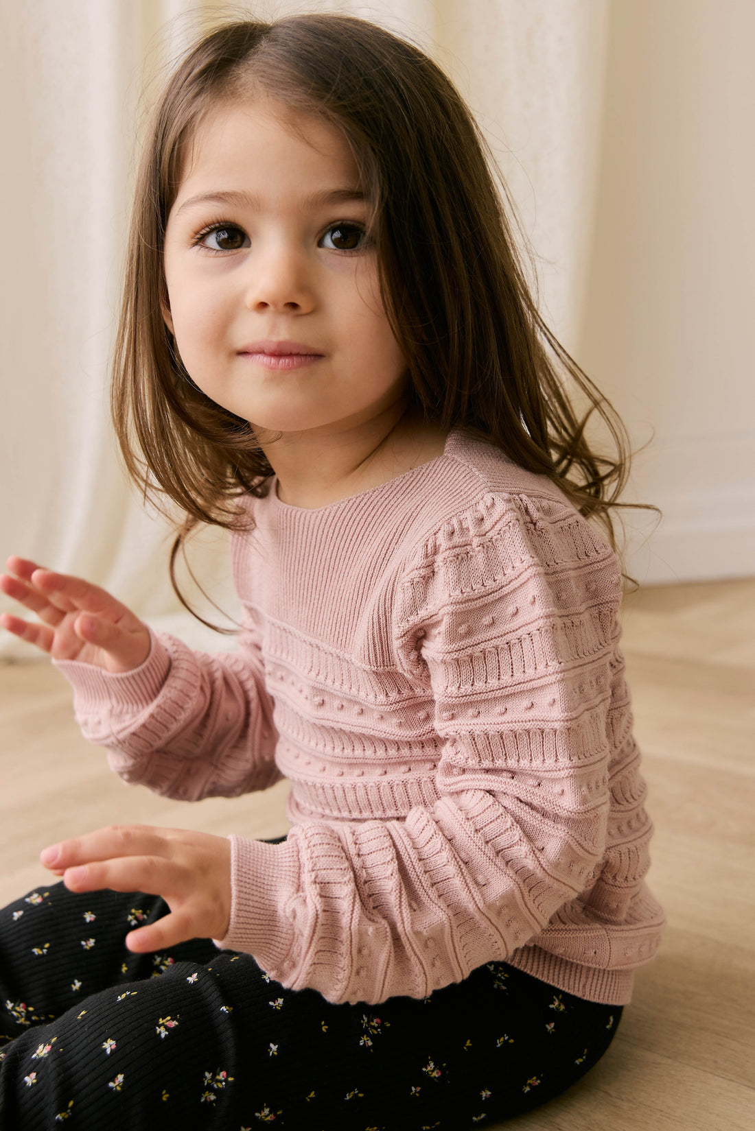 Myla Top - Shell Pink Childrens Top from Jamie Kay NZ