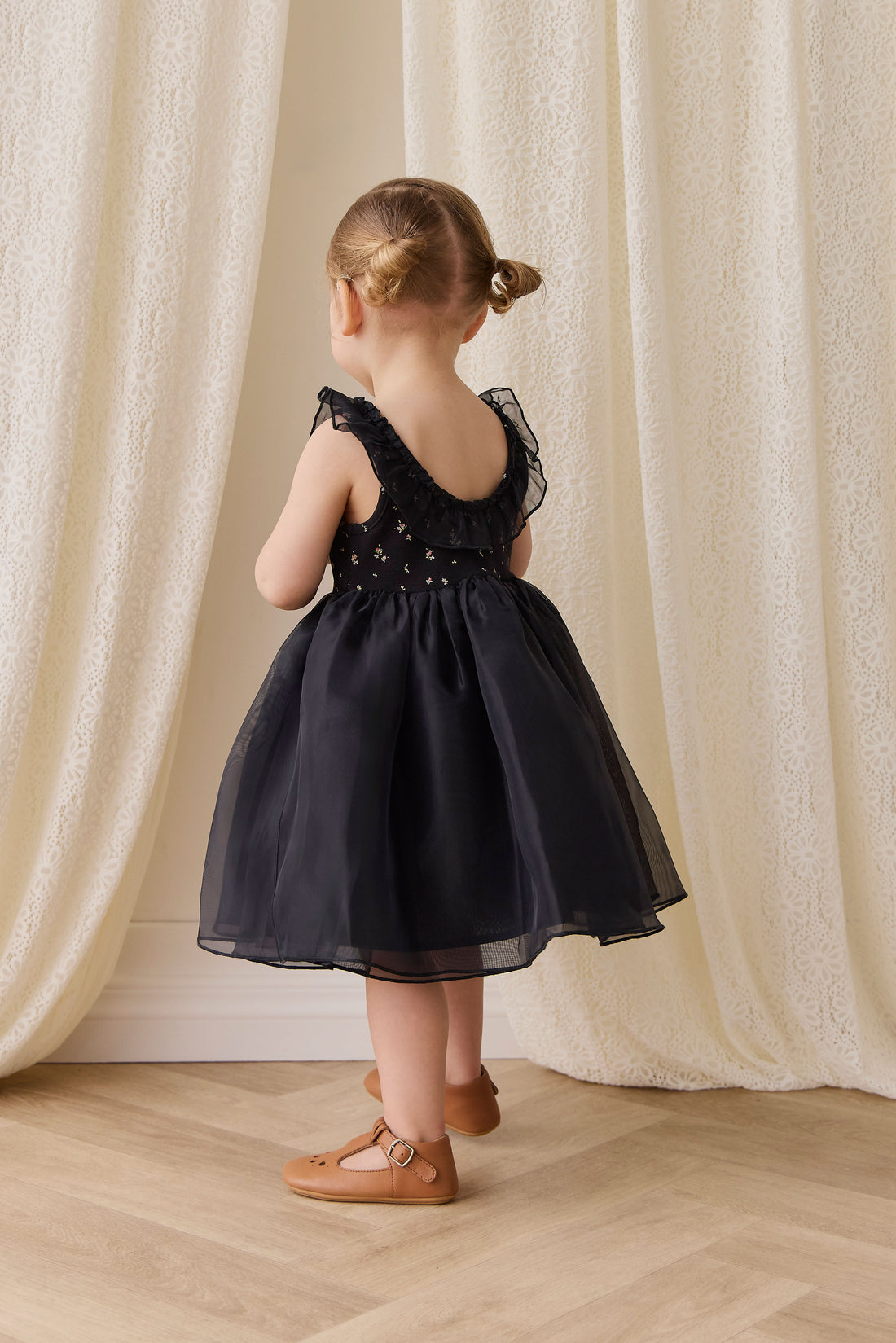 Adalyn Dress - Dina Ebony Childrens Dress from Jamie Kay NZ
