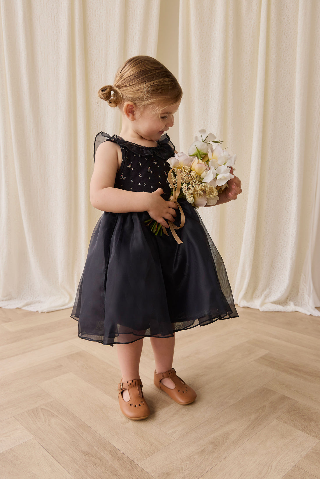 Adalyn Dress - Dina Ebony Childrens Dress from Jamie Kay NZ