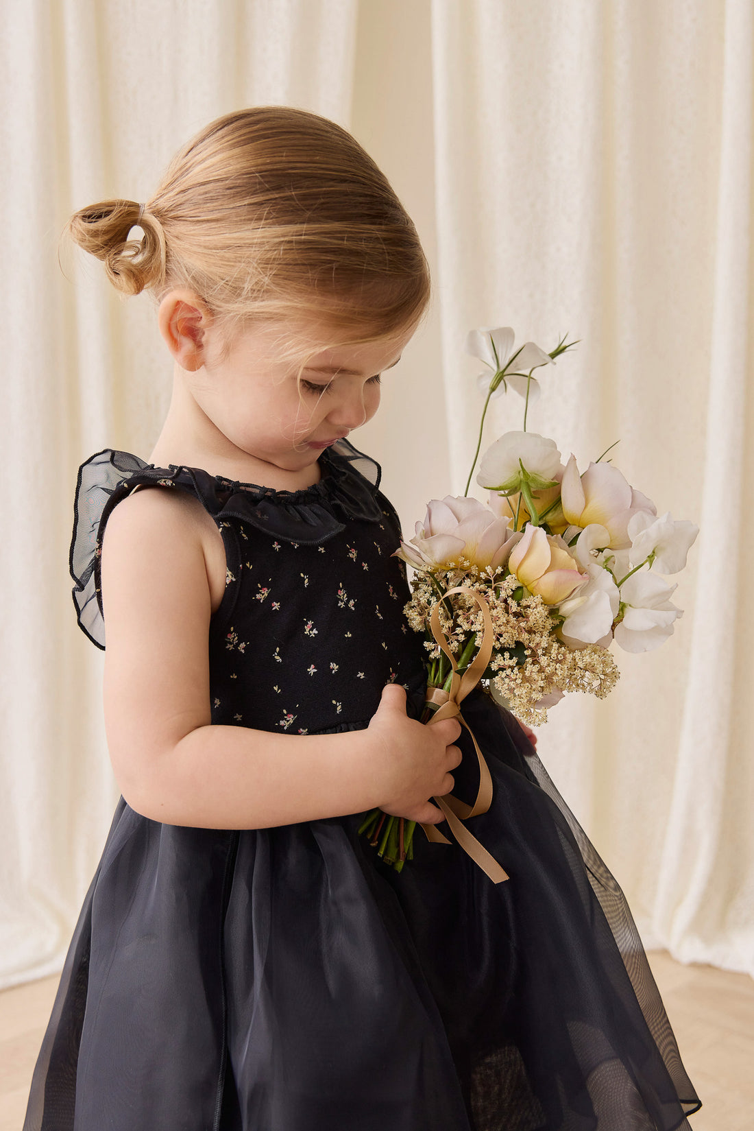 Adalyn Dress - Dina Ebony Childrens Dress from Jamie Kay NZ
