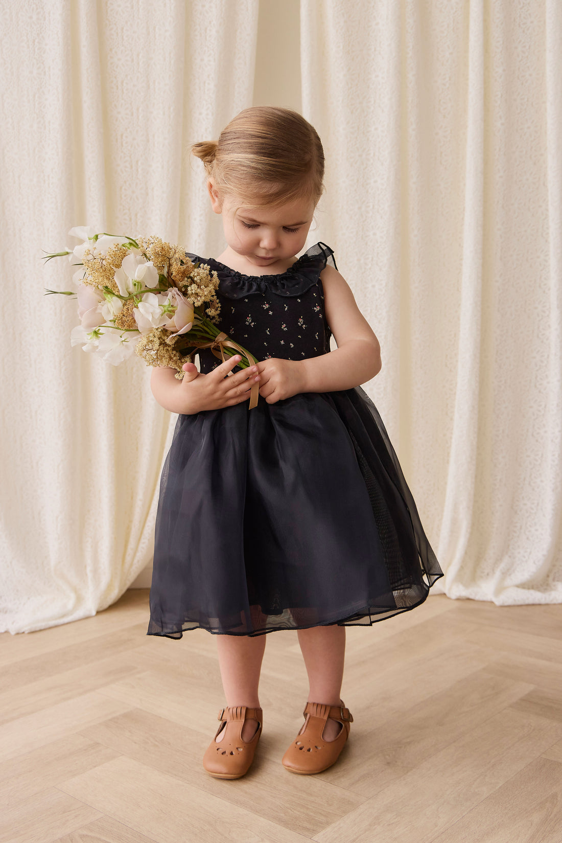 Adalyn Dress - Dina Ebony Childrens Dress from Jamie Kay NZ