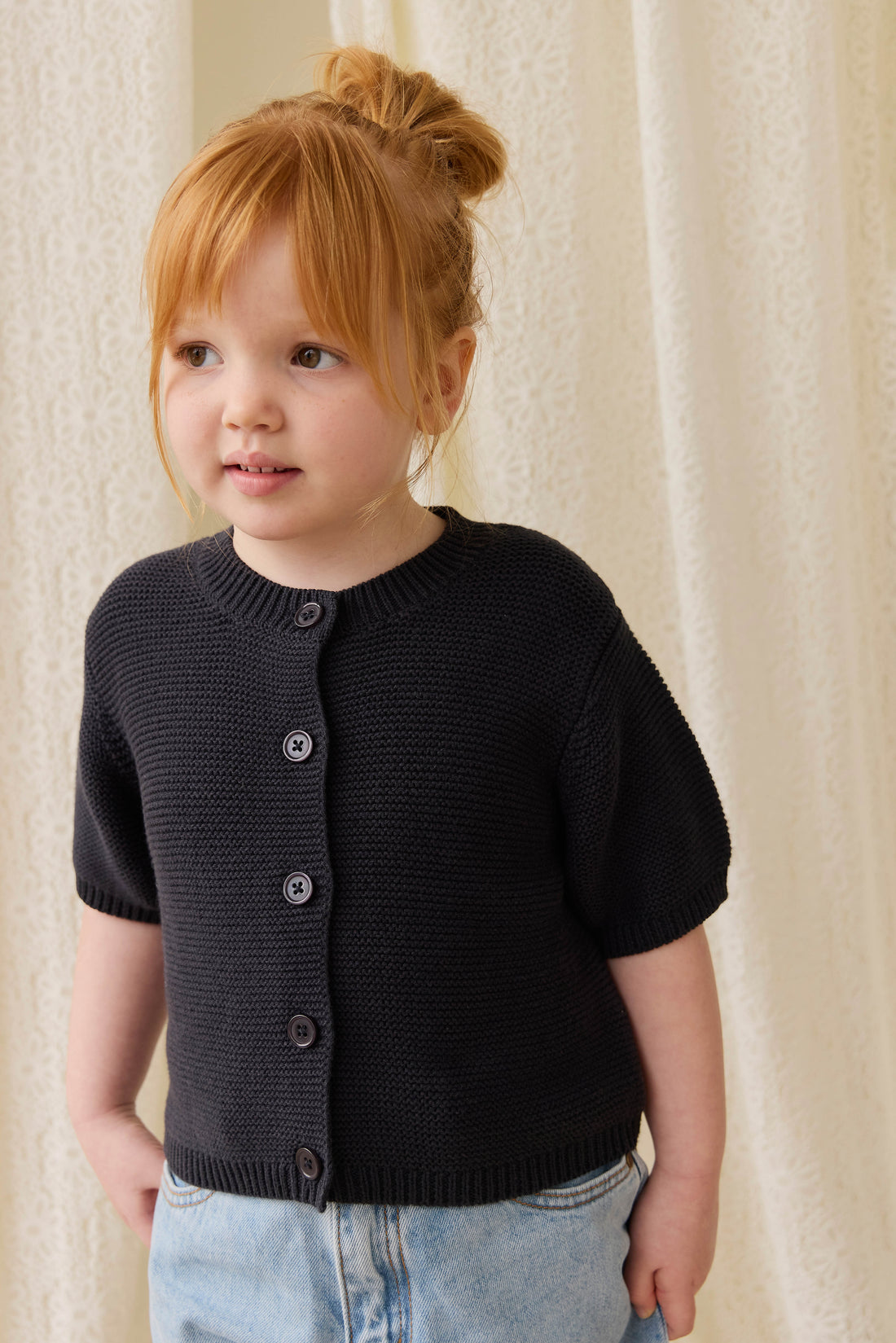 Fayette Top - Ebony Childrens Top from Jamie Kay NZ
