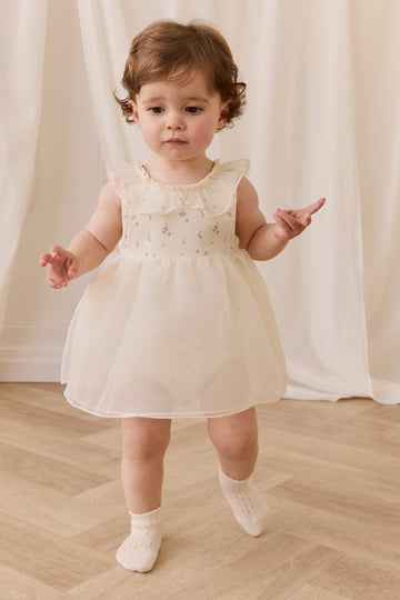 Jolie Playsuit - Dina Antique Childrens Playsuit from Jamie Kay NZ