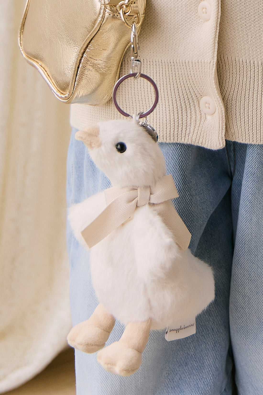 Snuggle Bunnies - Rosie Keyring - Rosie the Duck Childrens Toys from Jamie Kay NZ