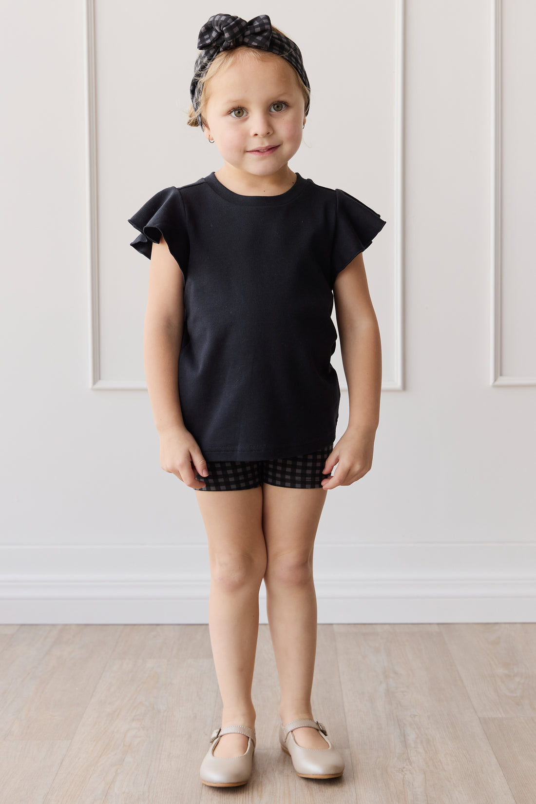 Pima Cotton Ruby Top - Black Bean Childrens Top from Jamie Kay NZ