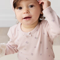 Organic Cotton Headband - Meredith Violet Childrens Headband from Jamie Kay NZ