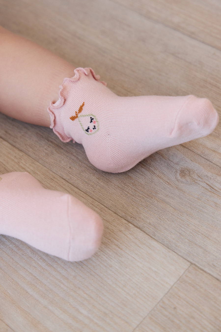 Alison Sock - Dainty Pink Childrens Sock from Jamie Kay NZ