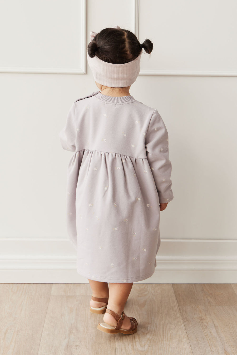 Organic Cotton Charlotte Dress - Annie Ditzy Violet Ice Childrens Dress from Jamie Kay NZ