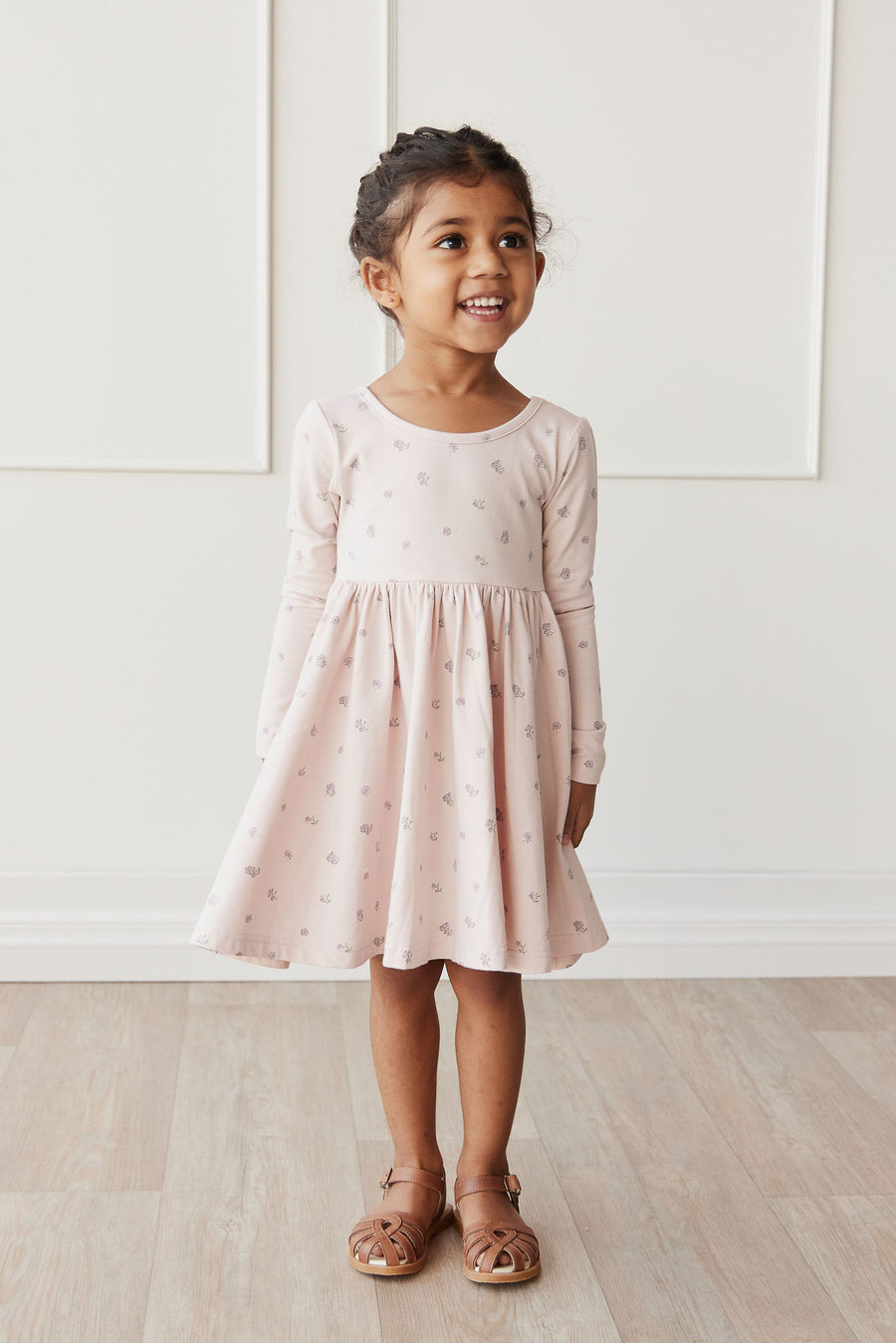 Organic Cotton Tallulah Dress - Meredith Violet Childrens Dress from Jamie Kay NZ